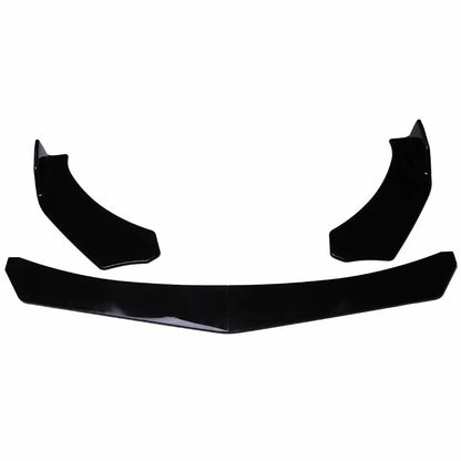 Front Bumper Lip Splitter Spoiler + Strut Rods - Dodge Challenger SRT SXT RT