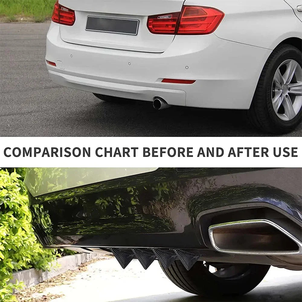 2010-2022 Rear Bumper Splitter + Diffuser Shark Fin Spoiler - Dodge Charger