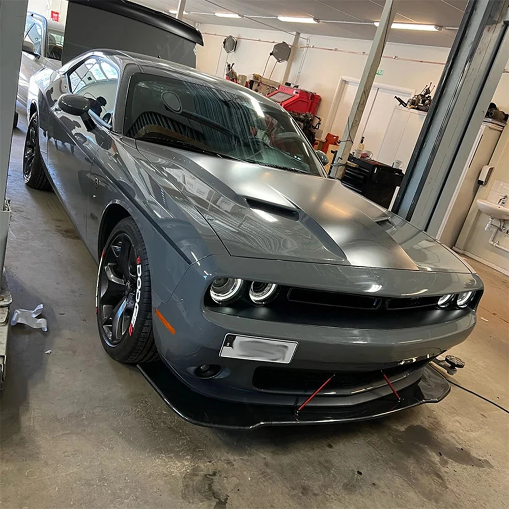 Front Bumper Lip Diffuser Splitters Deflector Lips Body Kit - Dodge Challenger SXT SRT HELLCAT