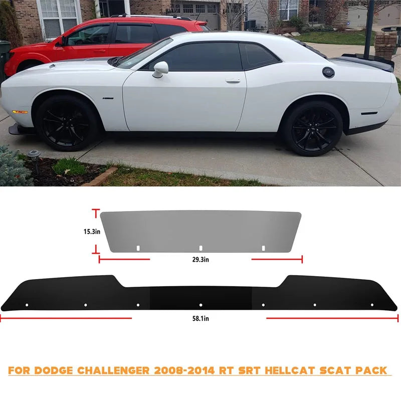 Wickerbill Spoiler - Dodge Challenger 2008-2014 SRT RT Hellcat Scat