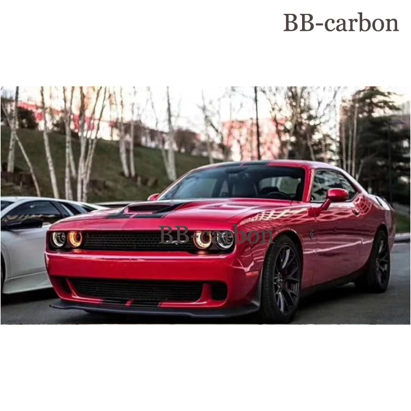 Dodge Challenger Upgrade Hellcat PP Unpainted Car Body Side Skirts Kit