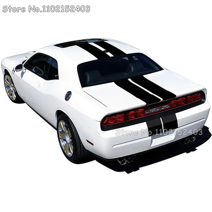 Side Skirt Stripes Vinyl Decal Stickers - Dodge Challenger