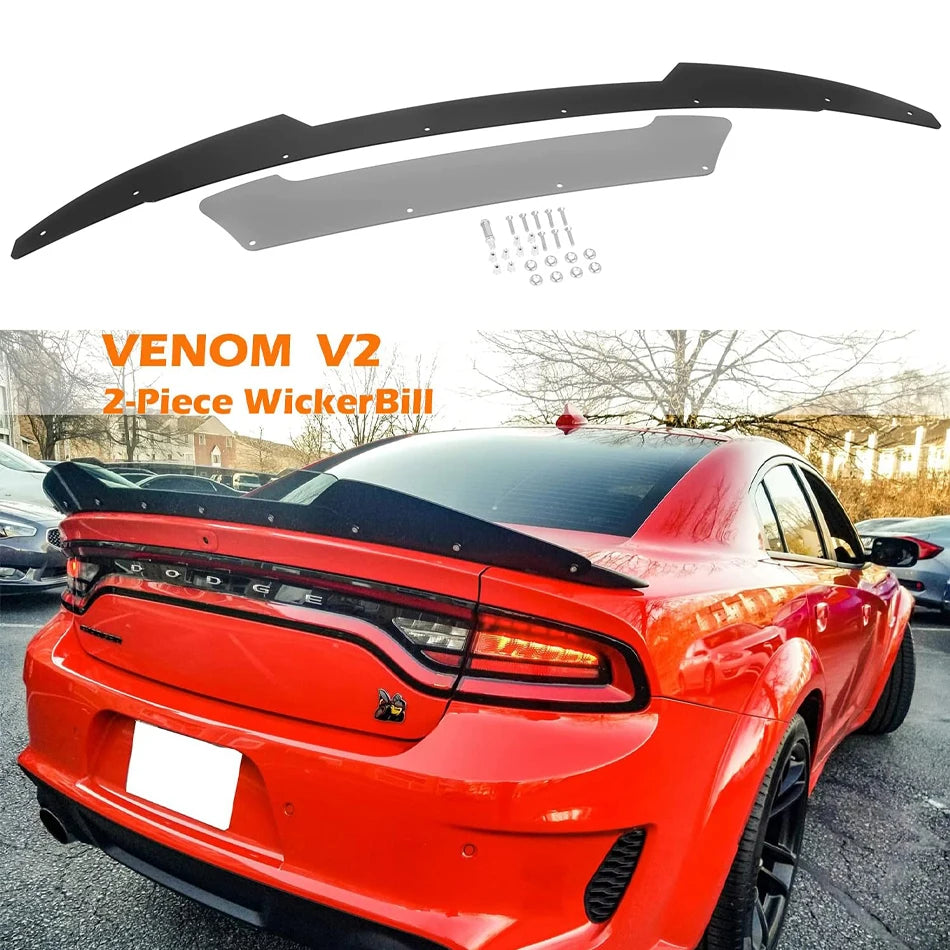 2015-2021 Rear Wicker Bill Venom V2 -Dodge Charger