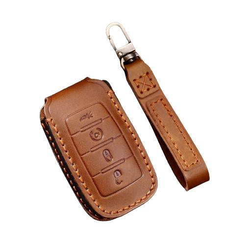 Leather Car Key Cover Case