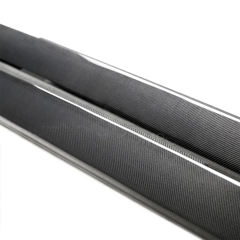 Black Carbon Fiber Side Lip Skirts - Dodge Challenger 2012-2022