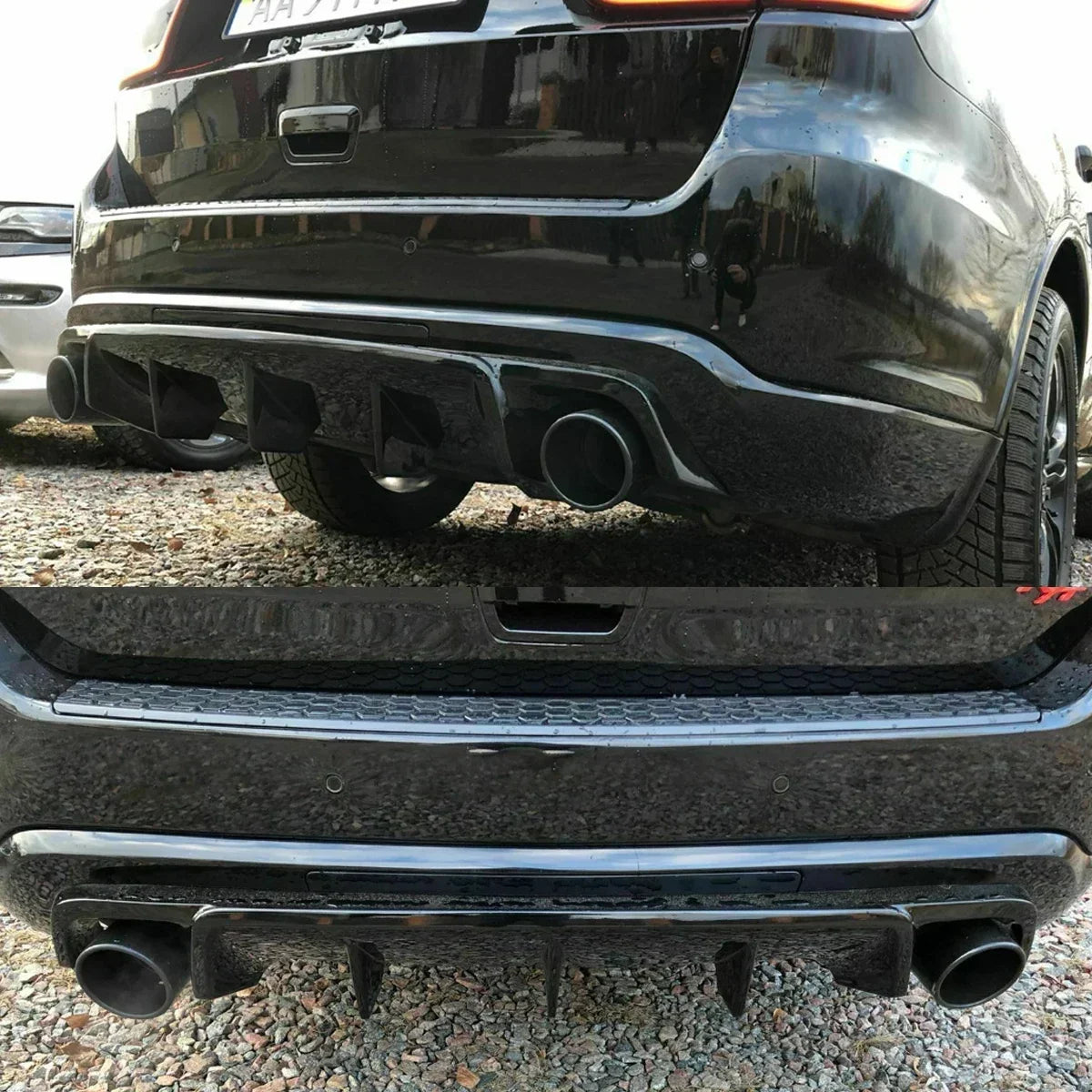 2011-2022 - Dodge Durango R/T SXT Dual Exhuast Rear Diffuser