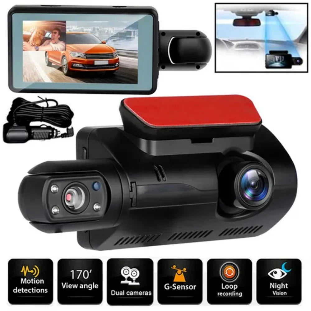 Dual Lens Cars Dash Cam