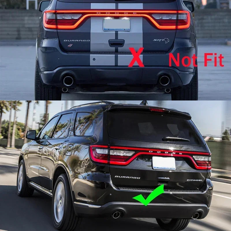 2011-2022 - Dodge Durango R/T SXT Dual Exhuast Rear Diffuser